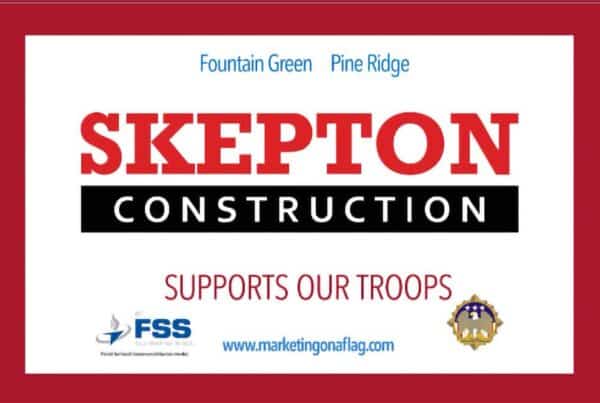 Skepton Construction Sponsor Flag