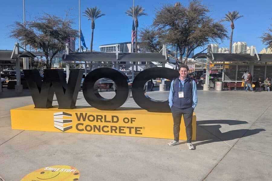 Team members from Skepton Construction attended World of Concrete 2025 in Las Vegas last week.